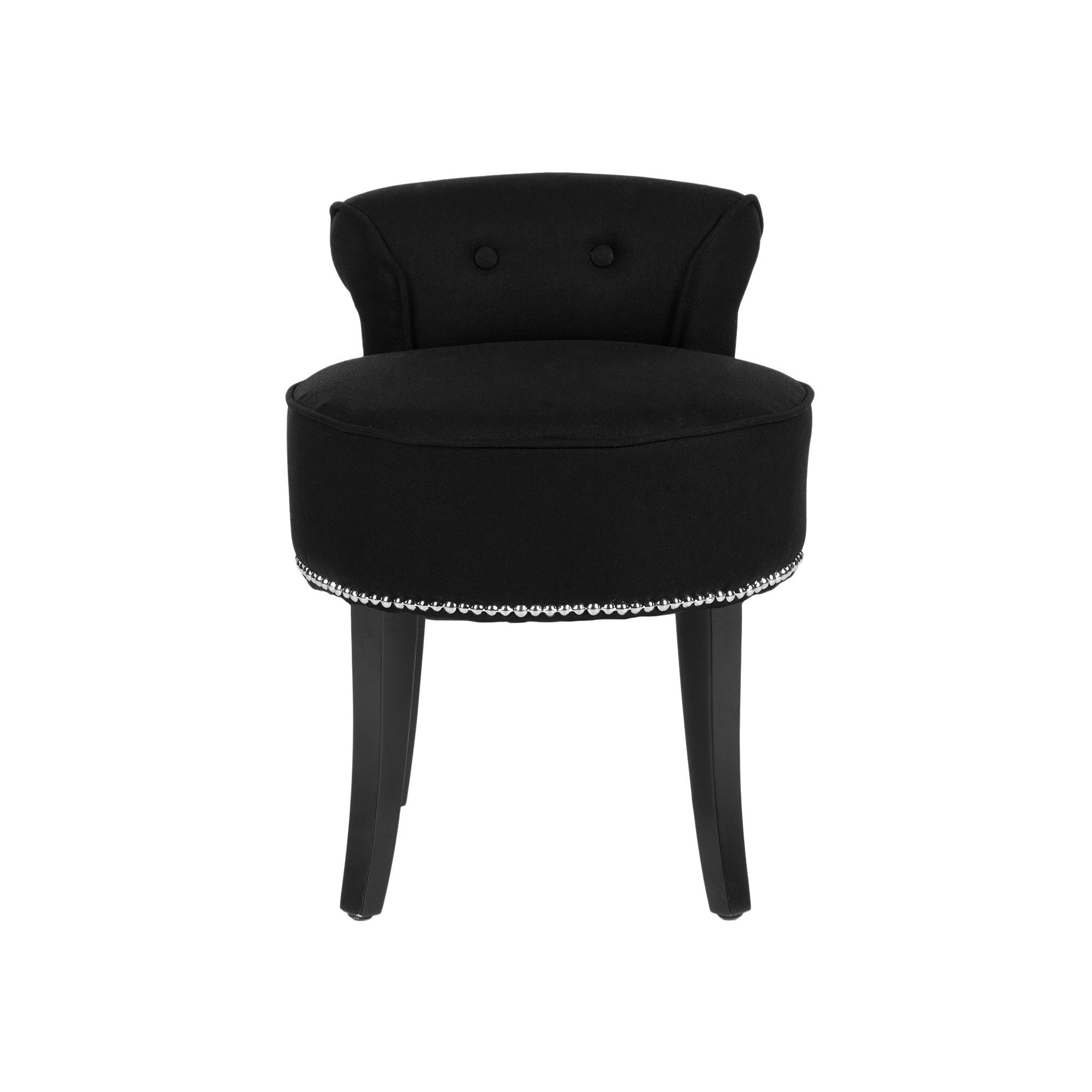 Safavieh Georgia Vanity Stool, Black