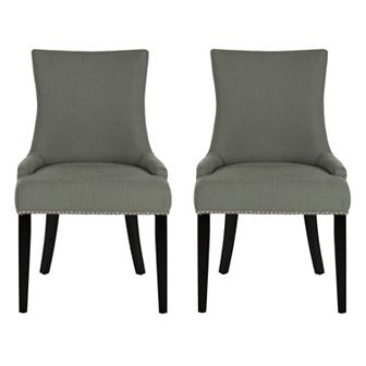 Safavieh Lester Nailhead 2 pc Dining Chair Set