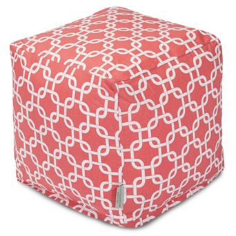 Majestic Home Goods Links Indoor Outdoor Small Cube Ottoman