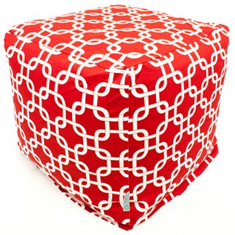 Majestic Home Goods Links Indoor Outdoor Small Cube Ottoman
