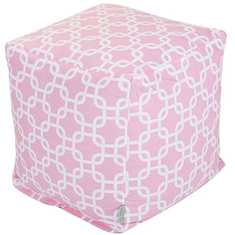 Majestic Home Goods Links Indoor Outdoor Small Cube Ottoman