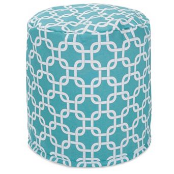Majestic Home Goods Links Indoor Outdoor Small Pouf Ottoman