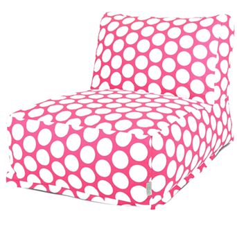 Majestic Home Goods Polka-Dot Beanbag Chair Lounger
