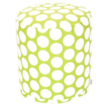 Majestic Home Goods Polka-Dot Small Pouf