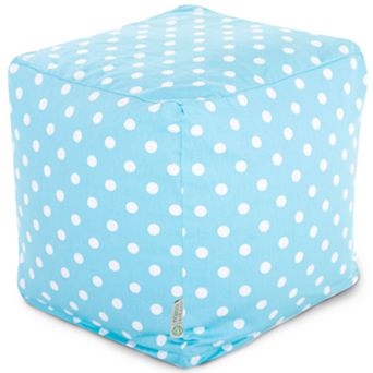 Majestic Home Goods Polka-Dot Small Cube Ottoman