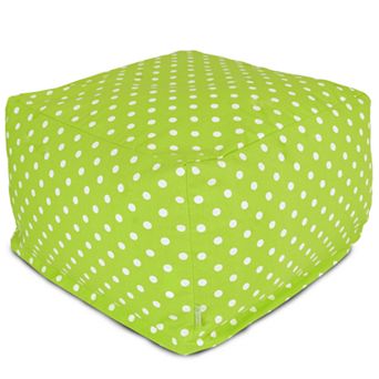 Majestic Home Goods Polka-Dot Large Ottoman