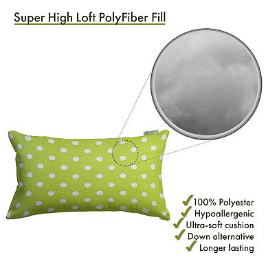 Majestic Home Goods Polka Dot Small Throw Pillow