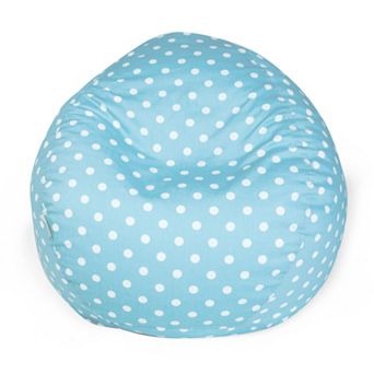 Majestic Home Goods Polka-Dot Small Beanbag Chair