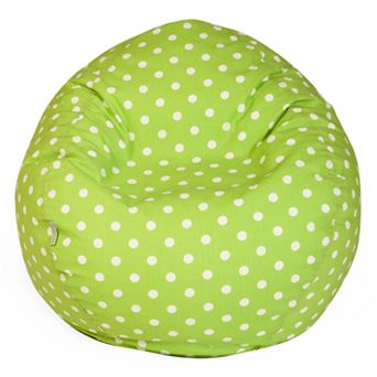 Majestic Home Goods Polka-Dot Small Beanbag Chair