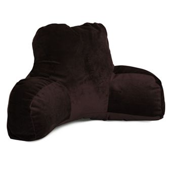 Majestic Home Goods Faux-Suede Reading Pillow