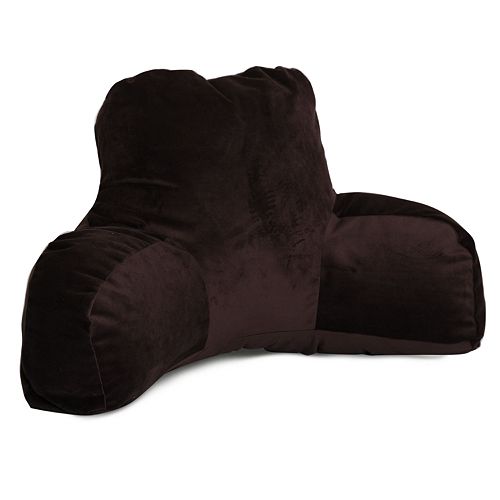 Majestic Home Goods FauxSuede Reading Pillow
