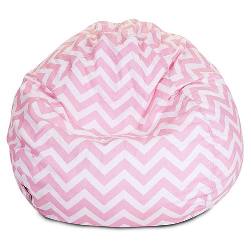 Majestic Home Goods Chevron Small Beanbag Chair