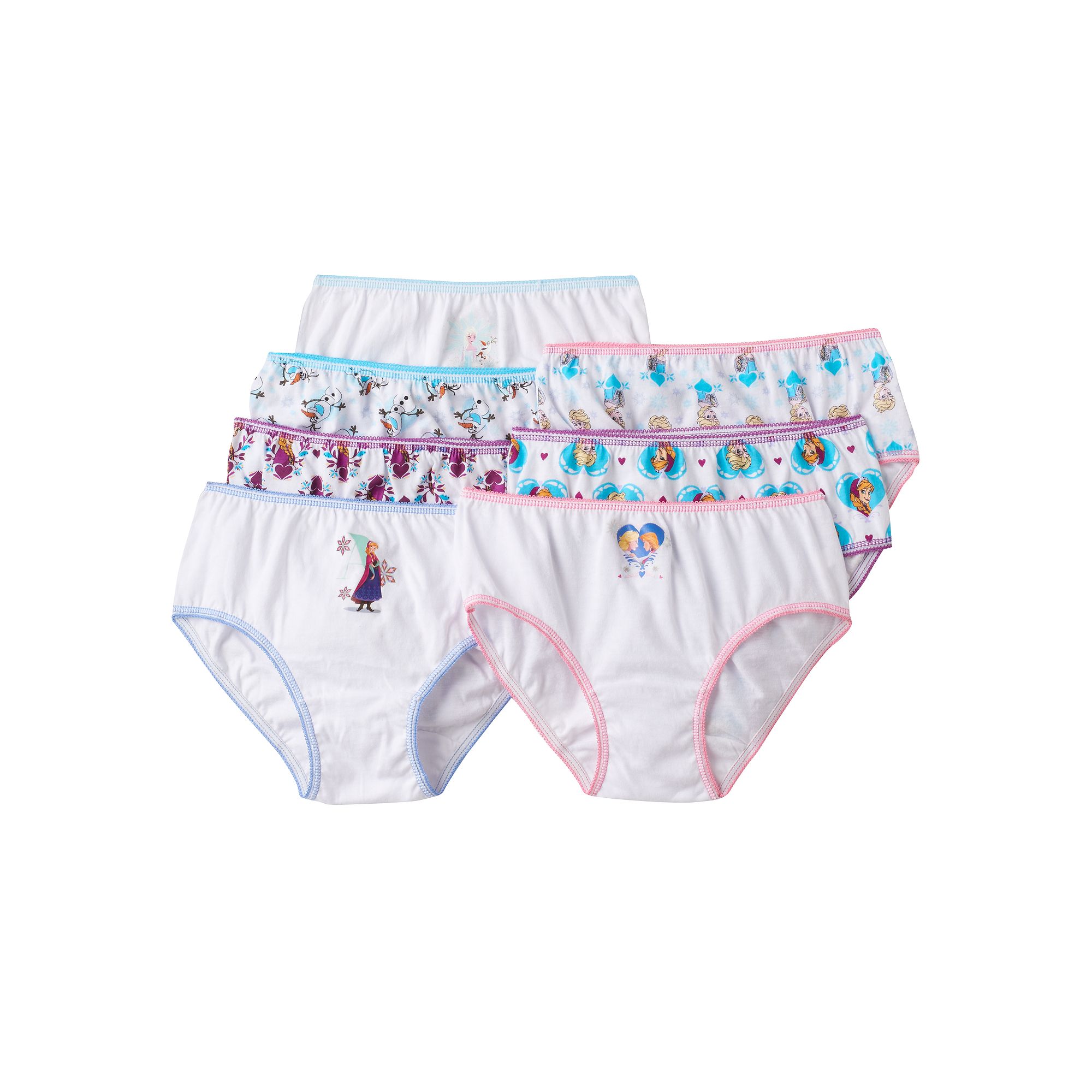 Disneys Frozen 7-pk. Panties - Girls, Girls, Size: 4, Multi