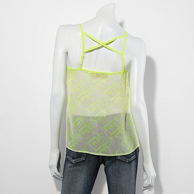 Princess Vera Wang Cross Back Chiffon Tank - Juniors