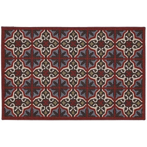Edenton Crewel Vintage Tile Rug - 30'' x 46''