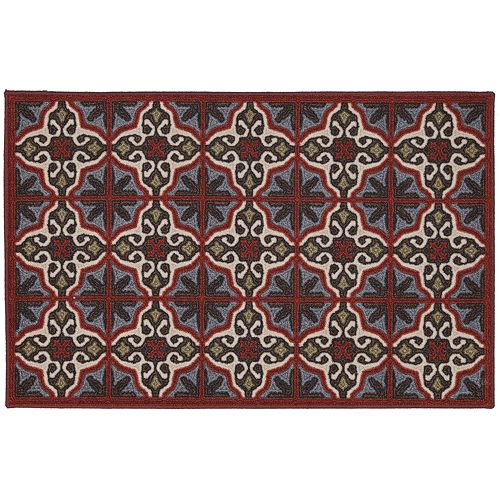 Edenton Crewel Vintage Tile Rug - 30'' x 46''