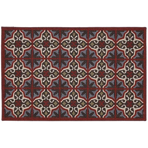 Edenton Crewel Vintage Tile Rug – 30” x 46”