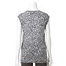 Apt. 9® Drape-Front Slubbed Tee