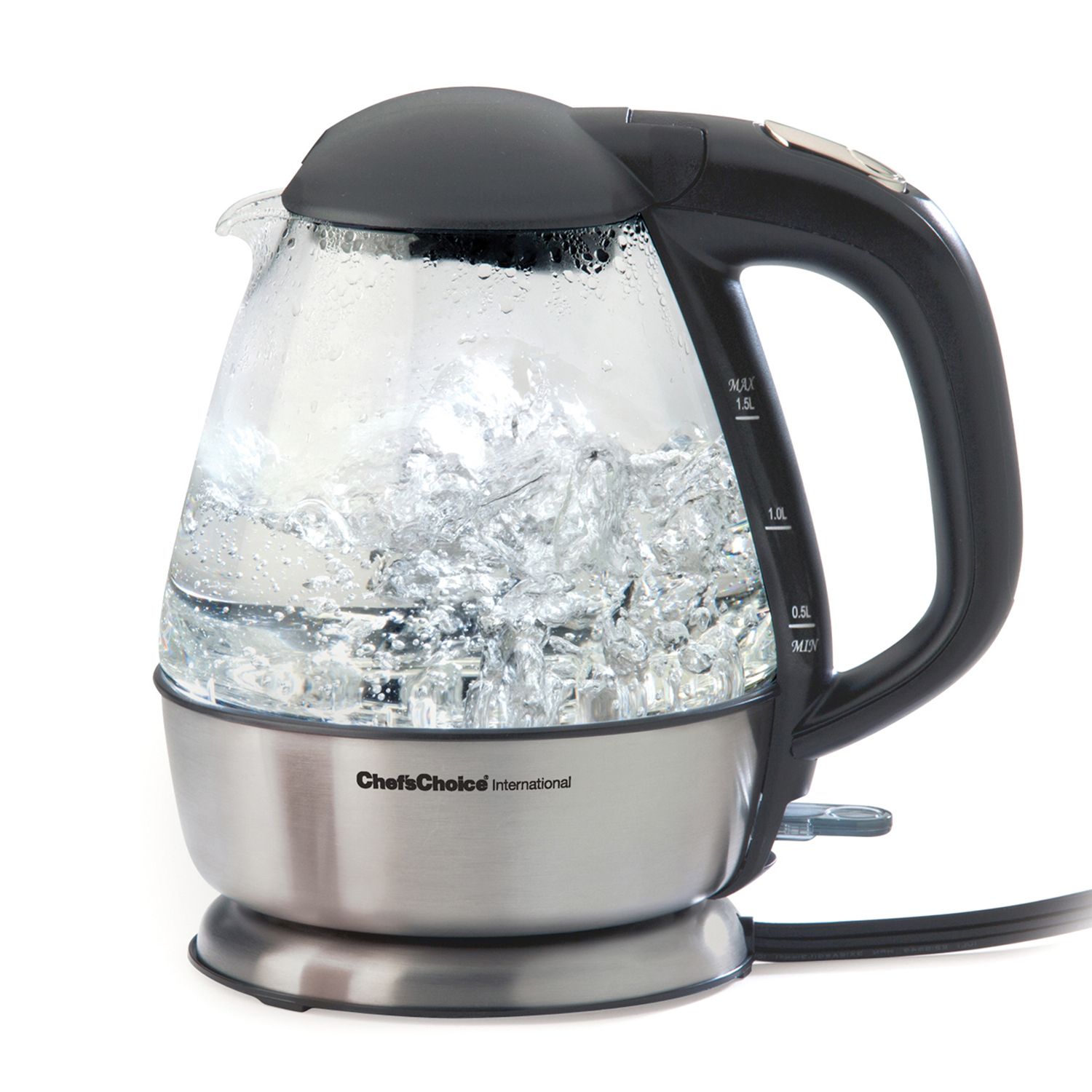 oxo on clarity cordless glass electric kettle