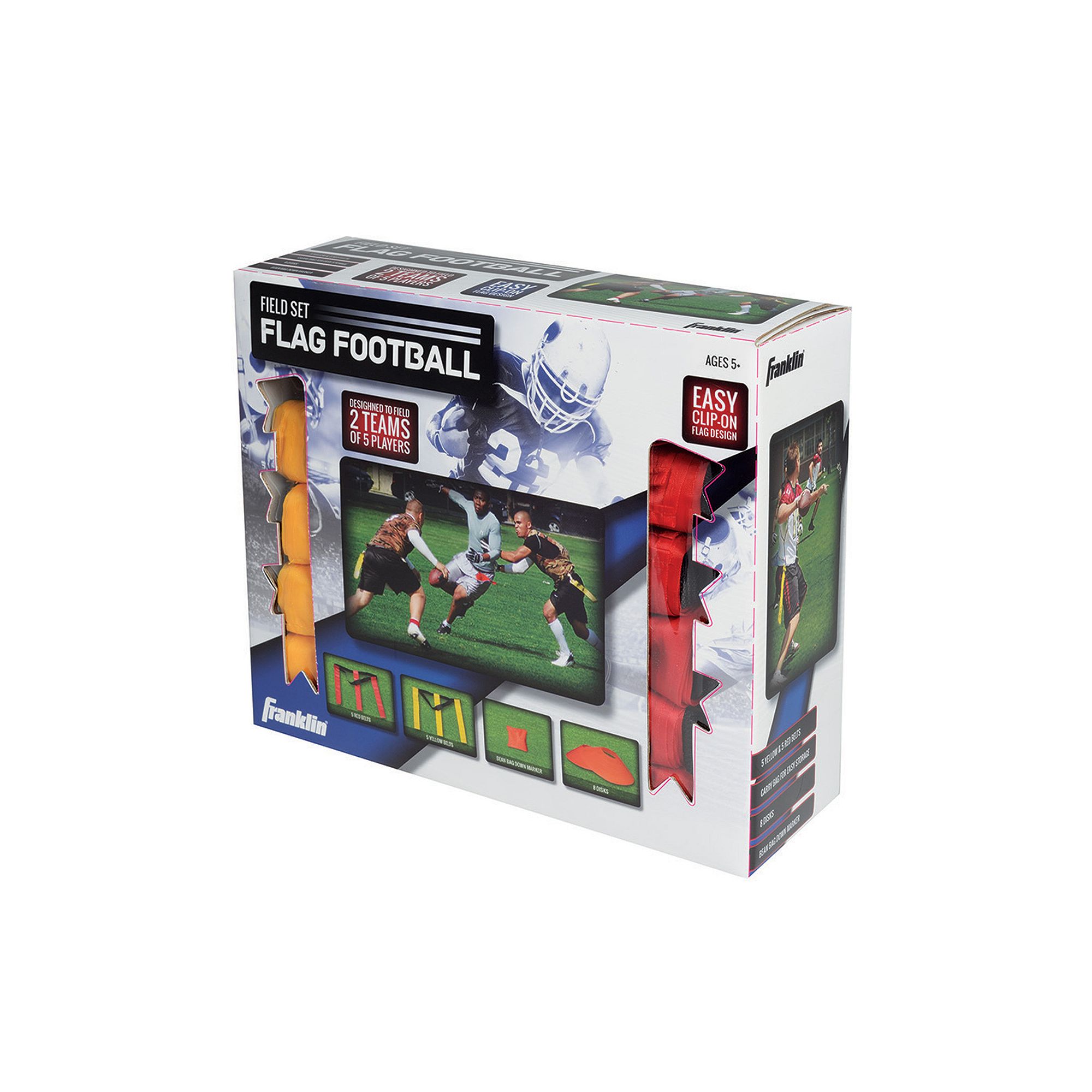Franklin Sports 10-Player Flag Football Set, Multi