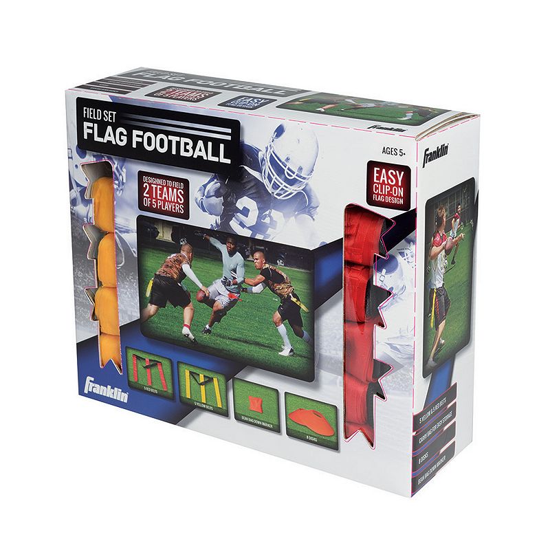 Franklin Sports 10-Player Flag Football Set, Multicolor