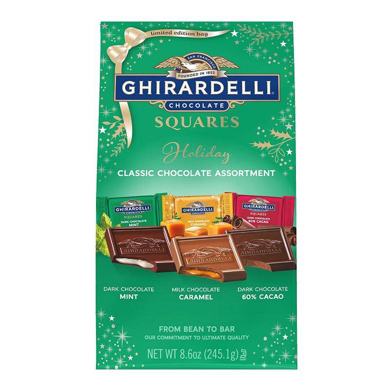 UPC 747599409035 product image for Ghirardelli SQUARES Holiday Classic Chocolate Assortment Bag, Multicolor | upcitemdb.com