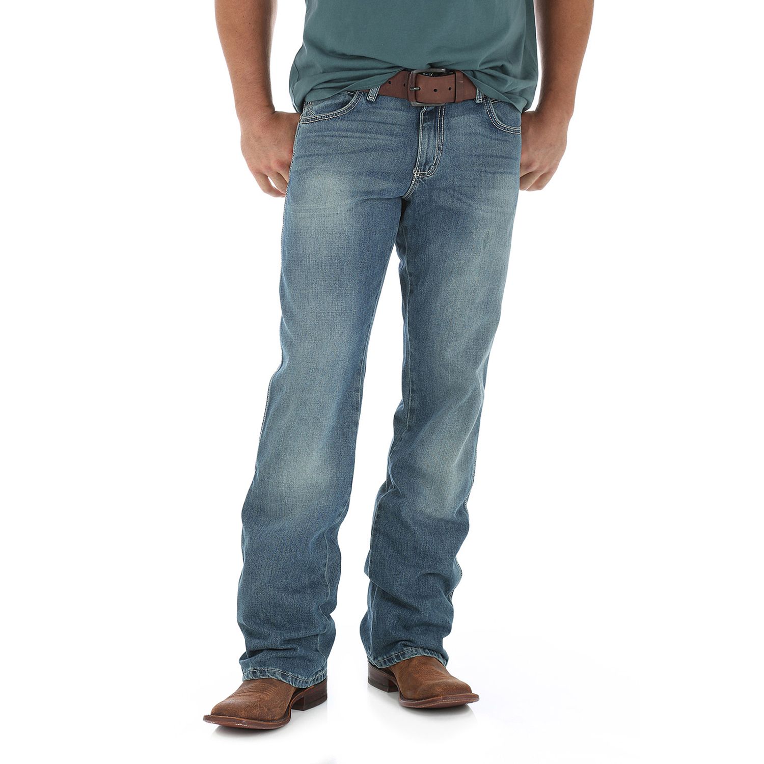 mens loose fit bootcut jeans