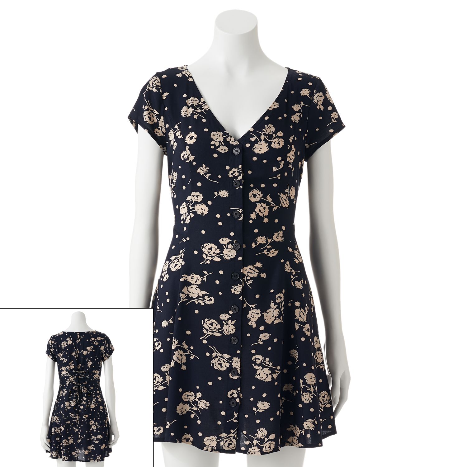 kohls navy dress