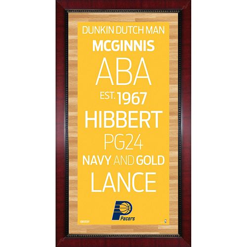 Steiner Sports Indiana Pacers 32'' x 16'' Vintage Subway Sign