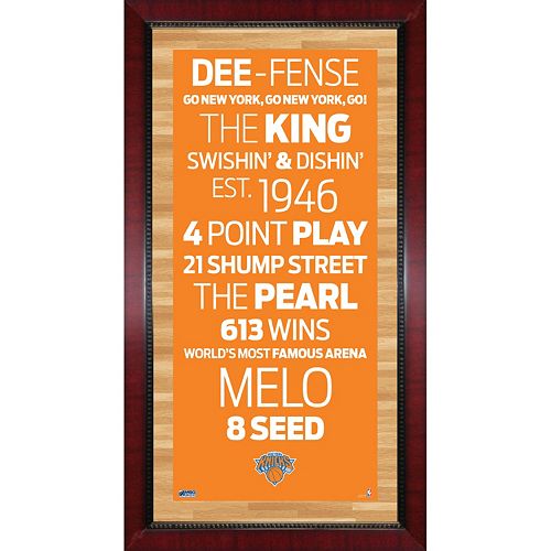 Steiner Sports New York Knicks 32'' x 16'' Vintage Subway Sign