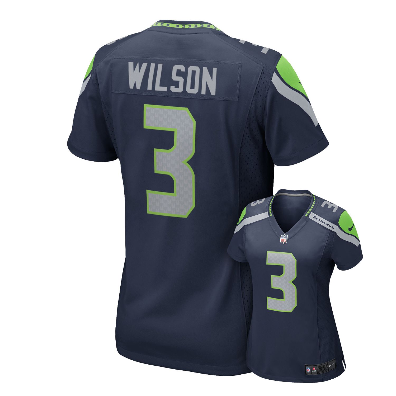 Nike Seattle Seahawks Russell Wilson Jersey