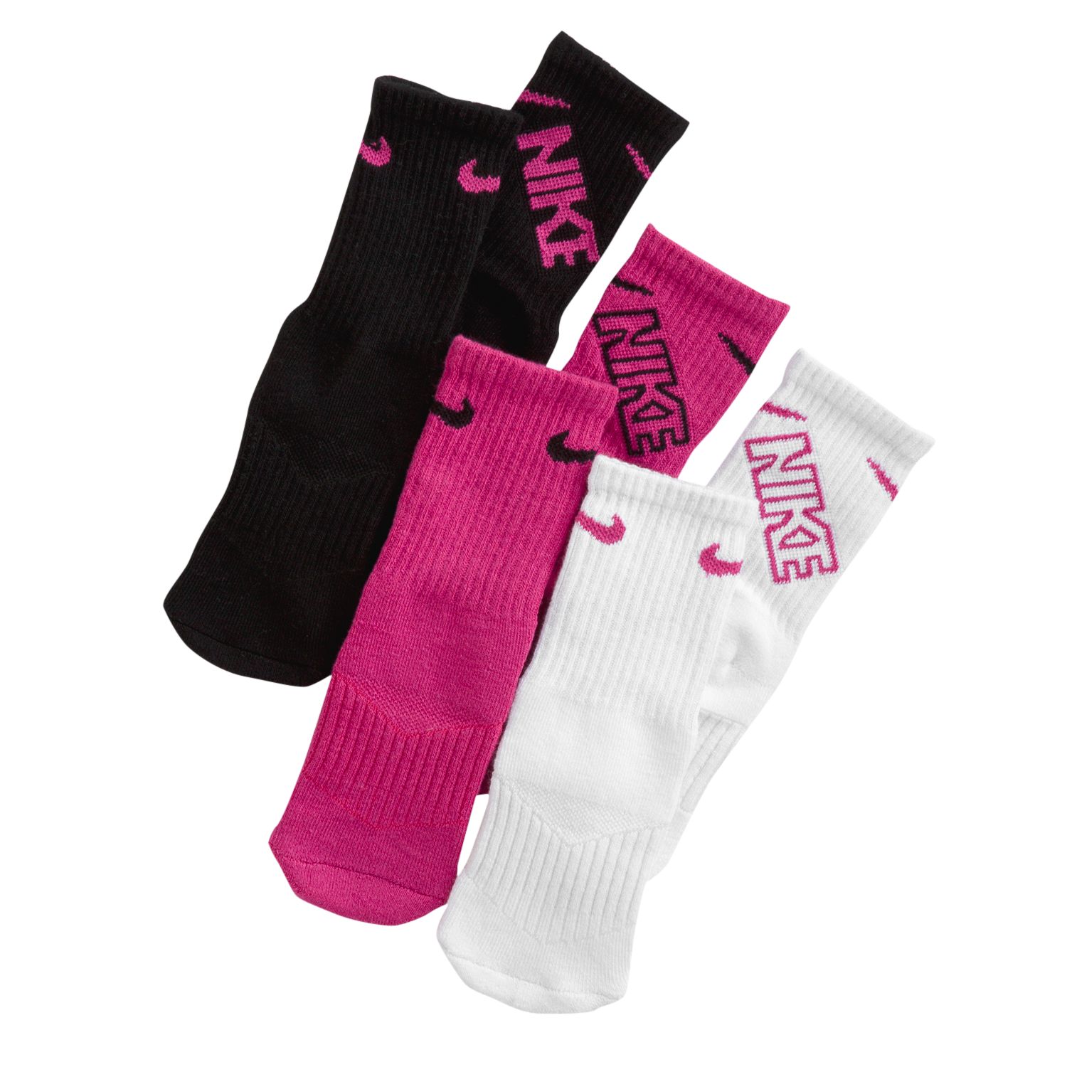 girls nike crew socks