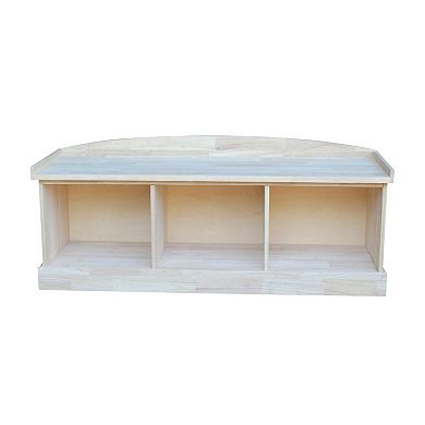 3-Compartment Storage Bench