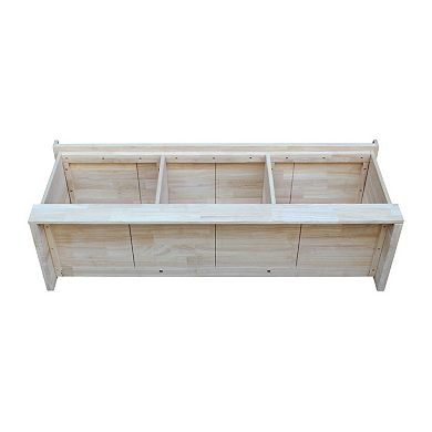 3-Compartment Storage Bench