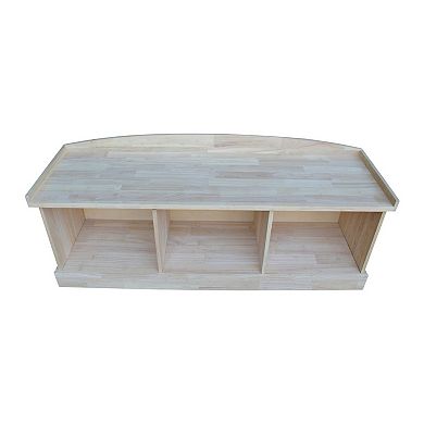 3-Compartment Storage Bench