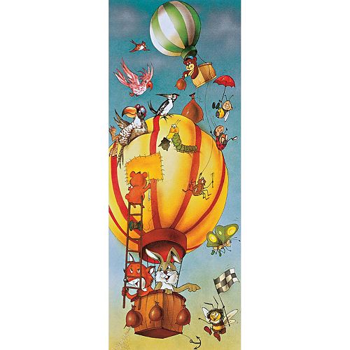 Komar Animal Hot Air Balloon Wall Decal