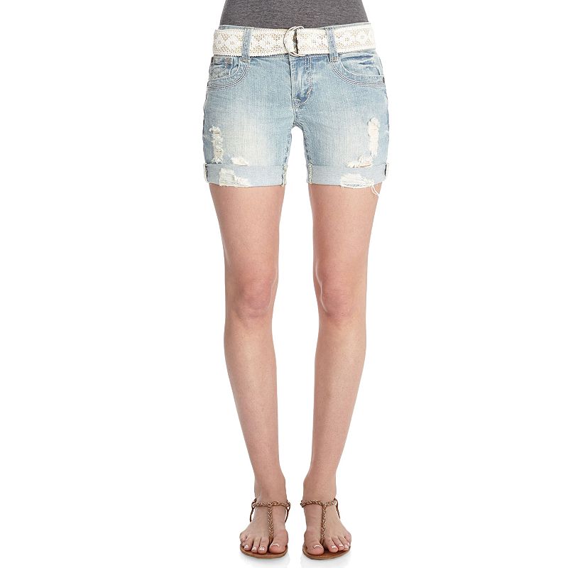 Denim Low Rise Shorts | Kohl's