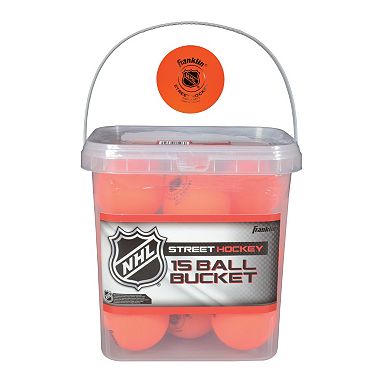 Franklin NHL Street Hockey High Density 15-Ball Bucket