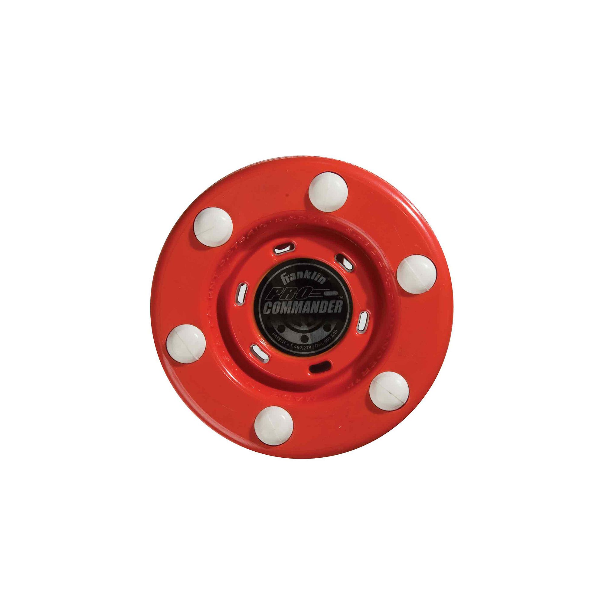 Franklin Sports NHL Pro Commander Street Hockey Puck, Red
