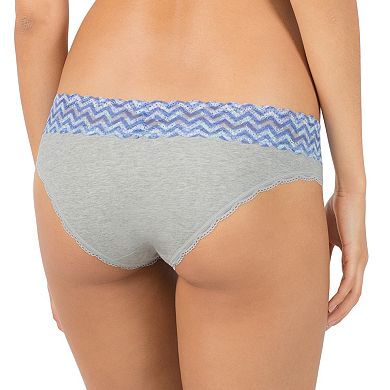 SO® Juniors' Cotton Hipster with Lace