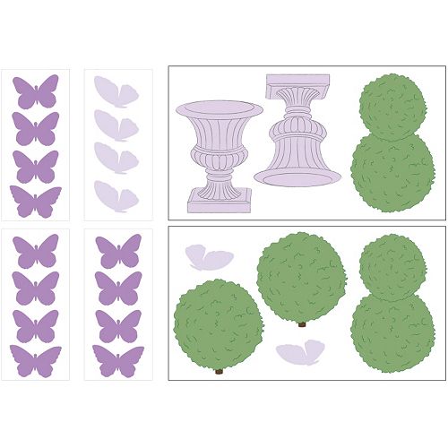 Petit Tresor Papillon Wall Decals