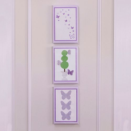 Petit Tresor Papillon 3-pk. Wall Art