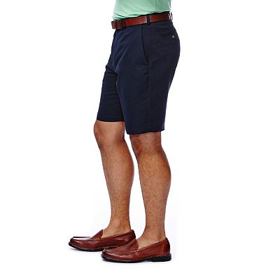 Men's Haggar® Cool 18® Plain-Front Microfiber Performance Shorts