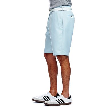 Men's Haggar® Cool 18® Plain-Front Microfiber Performance Shorts