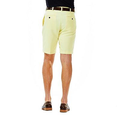 Men's Haggar® Cool 18® Plain-Front Microfiber Performance Shorts