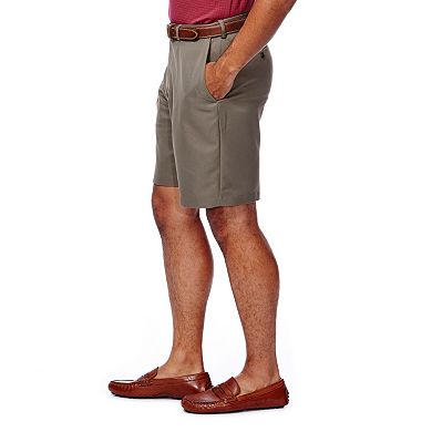 Men's Haggar® Cool 18® Plain-Front Microfiber Performance Shorts