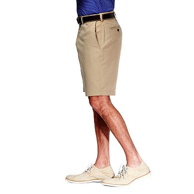 Men's Haggar® Cool 18® Plain-Front Microfiber Performance Shorts
