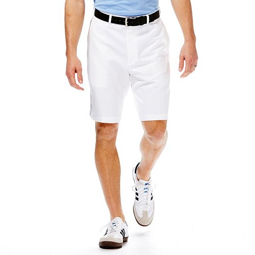 Men's Haggar® Cool 18® PlainFront Microfiber Performance Shorts