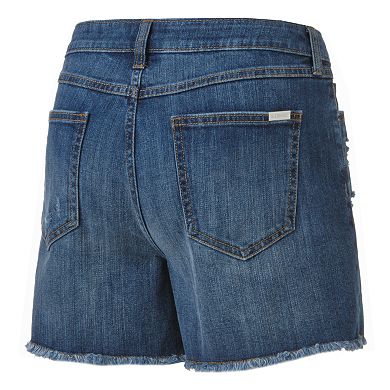 Women's Jennifer Lopez Frayed Denim Shorts