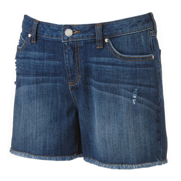 Kohls womens store denim shorts